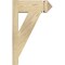 Ekena Millwork Traditional Arts & Crafts Rough Sawn Outlooker, Douglas Fir, 6"W x 14"D x 22"H OUT06X14X22TRA03RDF - alternate 4